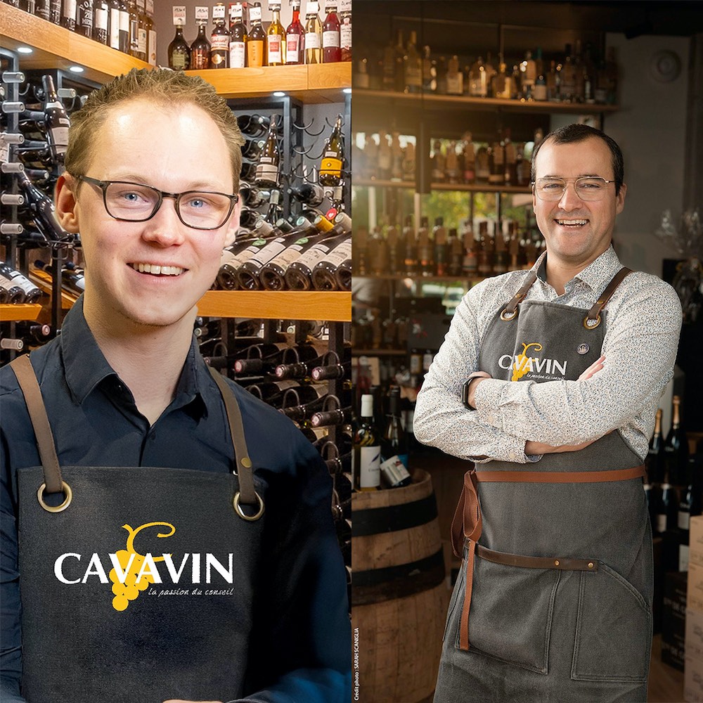 Erwann Dircuff et Franz Siaugues, cavistes Cavavin